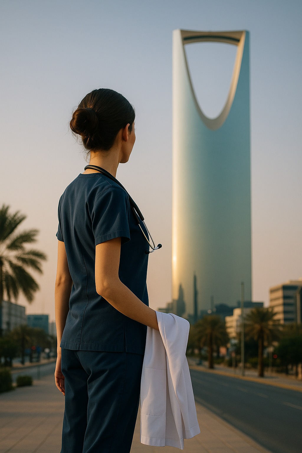 Nurse working in hospital